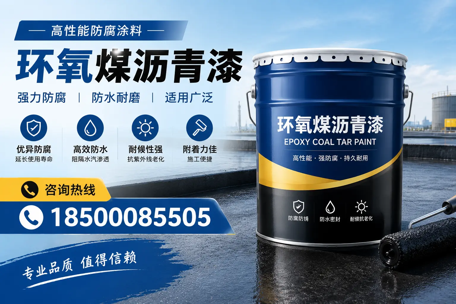 环氧煤沥青漆的主要成分与功能，内江用户深度了解